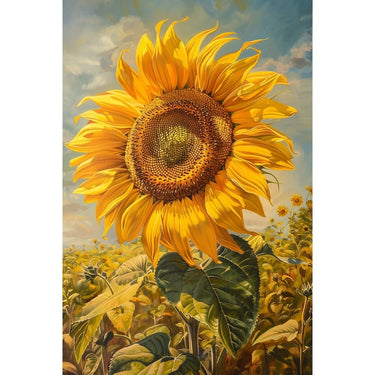 canvas of Sunflowers